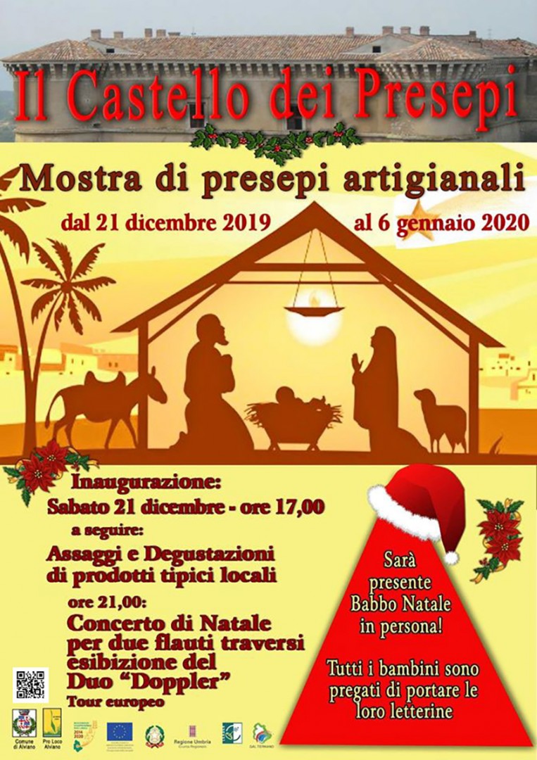 Un castello di presepi