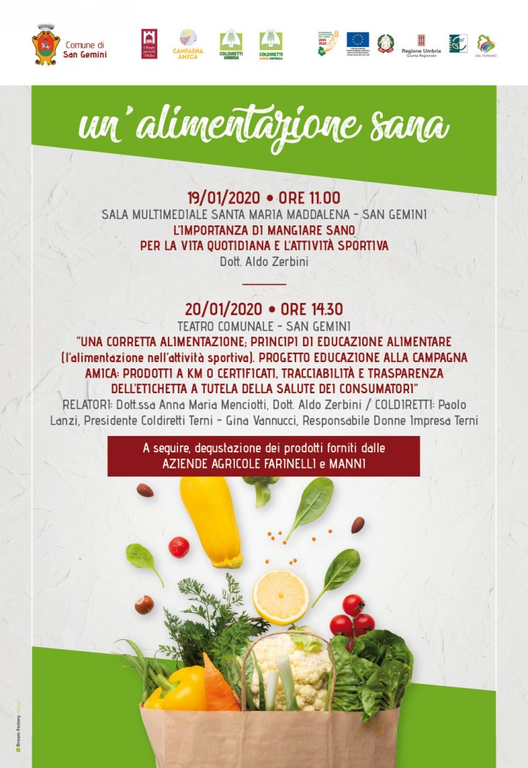 Un'alimentazione sana